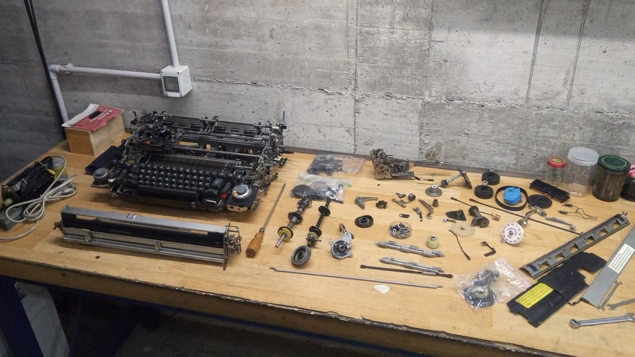 Demounted IBM Selectric Composer